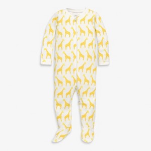 Primary Baby Organic Animal Friends Zip Footie - 1 of 4