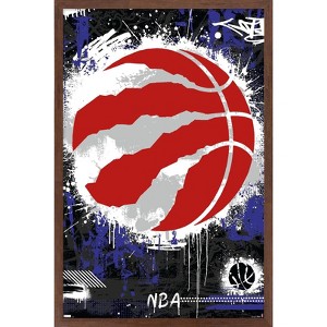 Trends International NBA Toronto Raptors - Maximalist Logo 23 Framed Wall Poster Prints - 1 of 4