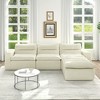 116.26" Modern Modular L-Shaped Beanbag Floor Sectional Sofa, No Assembly - 3 of 4