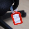 Unique Bargains Plastic Suitcase Bag ID Name Label Luggage Holder Tag 10 Pcs Red White - 4 of 4