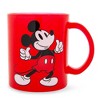 Silver Buffalo Disney Mickey Mouse Thumbs-Up Glass Coffee Mug | Holds 18 Ounces - 2 of 4