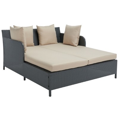 August Titanium and Sand Climate Resistant Outdoor Daybed
