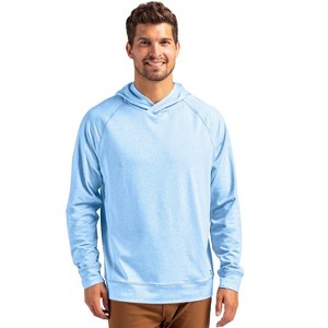 Cutter & Buck Adapt Knit Recycled Mens Heathered Hooded Pullover - 1 of 2