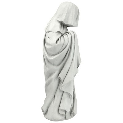 Medium Gray Resin French Pleurant Weeper Statue