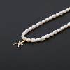 Women's Freshwater Pearl Choker Necklace, 14K Gold Plated Handmade Adjustable Boho Elegant Gift - 4 of 4