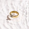 EVRY JEWELS WATERPROOF Gold or Silver Plated Havana Ring - 4 of 4