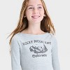 Girls' Long Sleeve Boat Neck T-Shirt - art class™ - 2 of 4