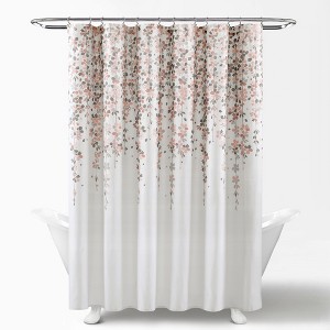 Lush Decor Weeping Flower Shower Curtain - 1 of 4