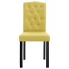 vidaXL Dining Chairs 2 pcs Green Fabric - 4 of 4