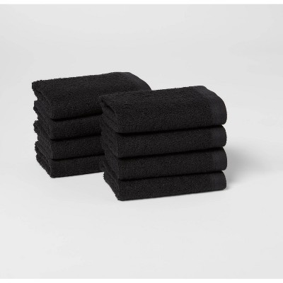 6pk Washcloth Set Dark Gray - Room Essentials™