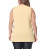 Agnes Orinda Women's Plus Size V Neck Sleeveless Front Sparkle Glitter Sequin Packs Tank Tops - 4 of 4