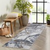Soft Modern Abstract Boho Area Rugs for Living Room Washable Machine Rug Non-Slip Vintage Carpet for Bedroom Farmhouse Dining Room Kids Room - 2 of 4