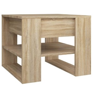 vidaXL Coffee Table Home Indoor Living Room Storage Accent Centre Couch End Side Tea Sofa Table Desk Furniture Sonoma Oak Engineered Wood - 1 of 4