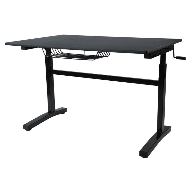 Sit and Stand Adjustable Height Desk with Casters - Atlantic, 2 of 11