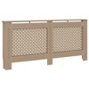 vidaXL Radiator Cover 67.7"x7.5"x32.1" MDF - 2 of 4
