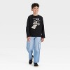 Boys' Long Sleeve Polaroid Camera Graphic T-Shirt - Cat & Jack™ Black - 4 of 4