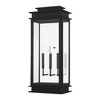 Livex Lighting Princeton 3 - Light Wall Light in  Black - 2 of 4