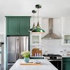 CLAXY Macaron Green Pendant Lights Metal Barn Pendant Light - 2 of 4