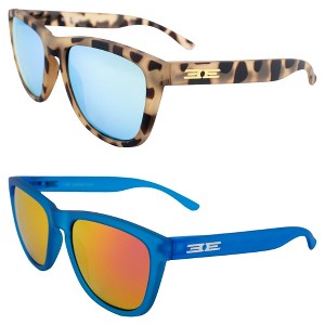 2 Pairs of Epoch Eyewear Vibe Sunglasses with Teal Mirror Lenses - 1 of 4