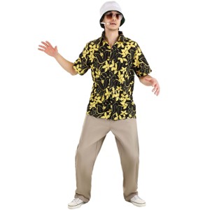 HalloweenCostumes.com X Small  Men  Fear and Loathing in Las Vegas Raoul Duke Costume, Black/Orange - 1 of 4