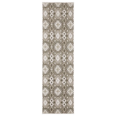 Oriental Weavers Tangier TAN10 Brown/ Beige Indoor Area Rug - 2'3" x 7'6"