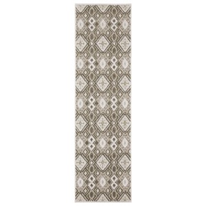 Oriental Weavers Tangier TAN10 Brown/ Beige Indoor Area Rug - 2'3" x 7'6" - 1 of 4