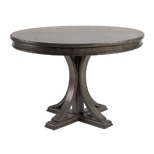 NicBex 44"/ 46"/54" Round Dining Table for 4 Seaters,Kitchen Table with Solid Wood/MDF Tabletop for Kitchen,Gray/White/Walnut - 1 of 4