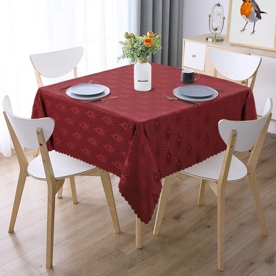 Jacquard Table Cloth Heavy Weight Damask Fabric Tablecloth