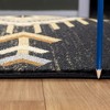 Vynxaria Tribes Southwest Area Rug - 2ft x 3ft Beige Frontier-Inspired Accent Rug - 3 of 4