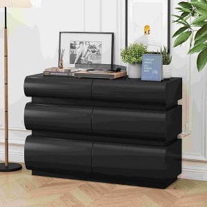 XIYUYEU Dresser for Bedroom with Handle Free Design,Modern Storage Chest of Drawers for Bedroom - 1 of 4