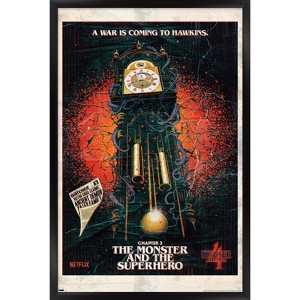 Trends International Netflix Stranger Things: Season 4 - The Clock Framed Wall Poster Prints - 1 of 4