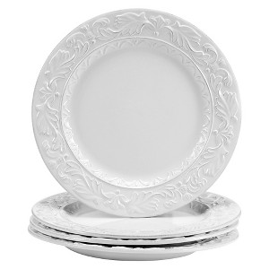 Dinner Plate 11.5" Firenze Ivory Set of 4 - Certified International - 1 of 3