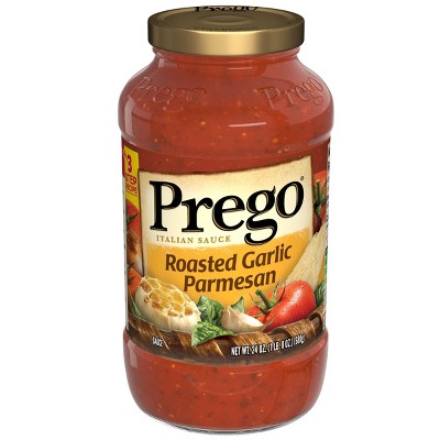 Prego Pasta Sauce Italian Tomato Sauce with Roasted Garlic & Parmesan Cheese - 24oz