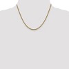 Black Bow Jewelry 2mm 14k Yellow Gold Solid Franco Chain Necklace - 2 of 4