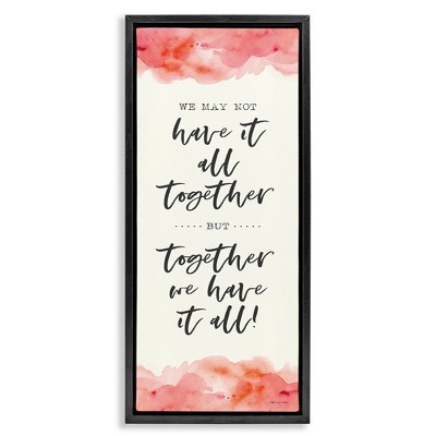 Stupell Industries Romantic Phrase with Blush Watercolor, 15" x 31"