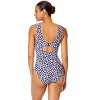 Women's Shibori Geo Underwire Panel One Piece Swimsuit - 2 of 4