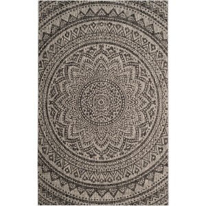 Courtyard CY8734 UV & Stain Resistant Non-Shedding Power Loomed Indoor/Outdoor Rugs - Safavieh - 1 of 4