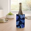 Jessica Molina Texas Butterflies Blue on Navy Wine Chiller - Deny Designs - image 2 of 2