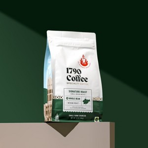 1790 Coffee Signature Roast Medium Roast Whole Bean Coffee – 12 oz - 1 of 4