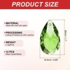 Unique Bargains Crystal Pendant DIY Lamp Arts Crafts Decorative Teardrop Beads 1.1" 12 Pcs - 2 of 4