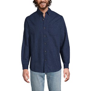 Lands' End Men's Traditional Fit Flagship Flannel Shirt - 1 of 4