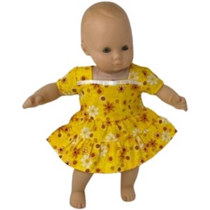 Sunshine Ruffles And Flowers For Warm Weather Dress For 15-16 Inch Cabbage Patch Kid Dolls - 1 of 4