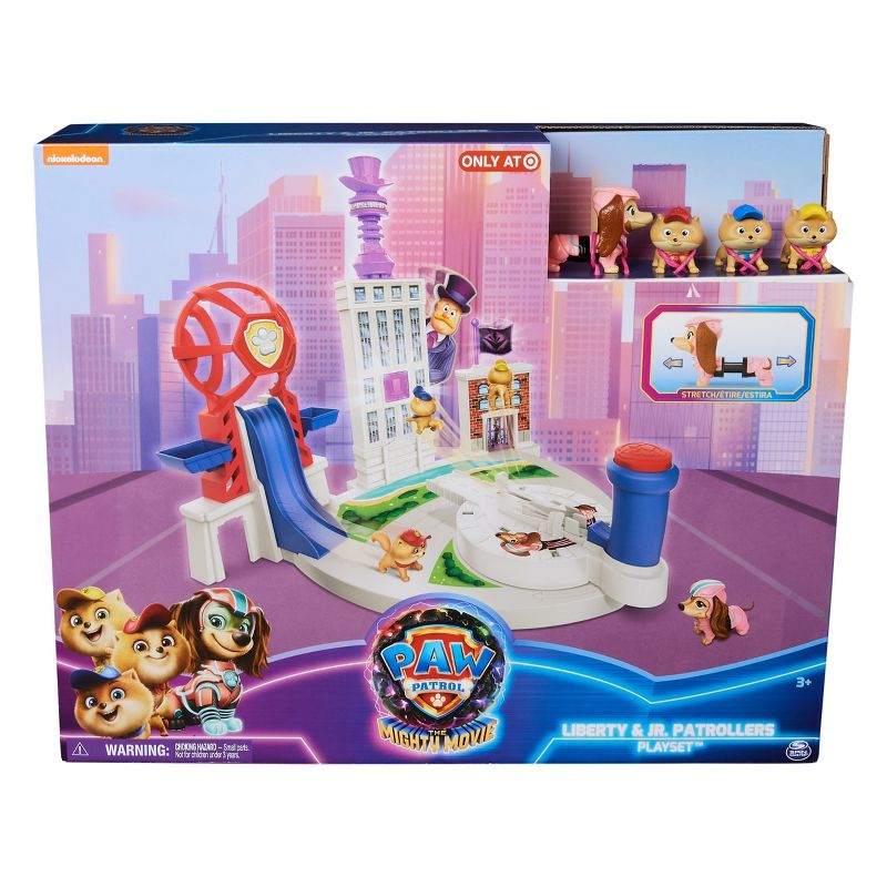 PAW Patrol: The Mighty Movie Liberty &#38; Junior Patrollers Playset, 2 of 11