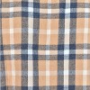 Burnside Modern Fit Men's Flannel Shirt | Khaki Plaid - 2 of 3