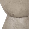 Sapphtopaz Outdoor End Table Modern Outdoor Side Table, LightWeight Concrete Patio Table Small Table for Backyard, Balcony, Porch - 3 of 4