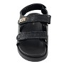bebe Women's Adjustable Velcro Straps Sport Sandals with Rhinestone Trim and Logo Rivet - 4 of 4