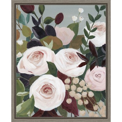 Amanti Art Bohemian Blooms I by Grace Popp Canvas Wall Art Print Framed 16 x 20-in.
