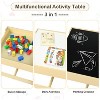 Kinder King 3-in-1 Kids Table & 2 Chairs Set with Storage, Removable Top & Blackboard, for Art, Crafts, Reading, Play - 4 of 4