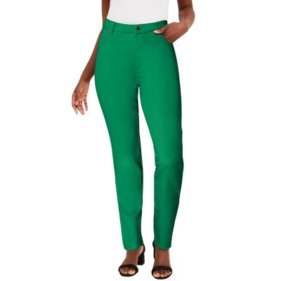 Jessica London Women's Plus Size Classic Cotton Denim Straight-Leg Jean