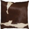 18"  Cowhide Throw Pillow - 4 of 4